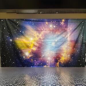 Galaxy Starry Sky Tapestry Wall Hanging Universe Scene Decor Bedroom Living Room